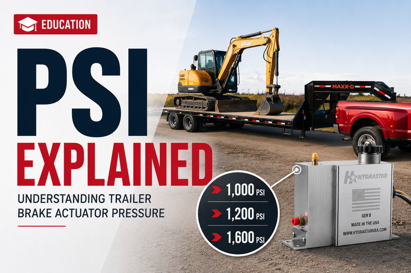 Which PSI Trailer Brake Actuator Do I Need? The Complete Guide