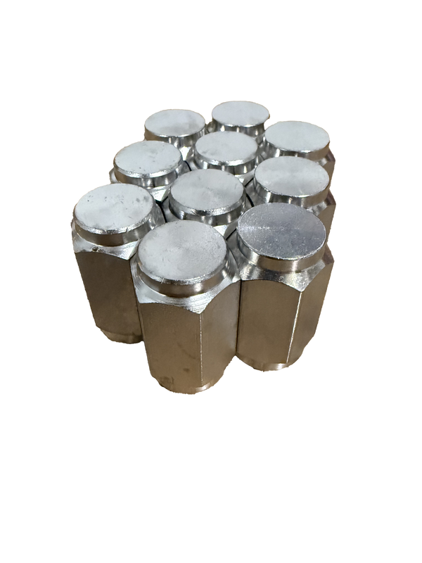Hydrastar Enclosed Lug Nut 1/2-20" x 1-5/8" - Stainless Lug Nuts