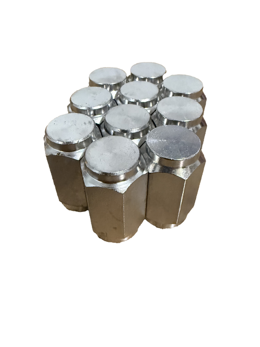Enclosed Lug Nut 1/2-20" x 1-5/8" - Stainless Lug Nuts {10 PACK} - Hydrastar