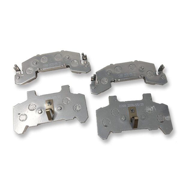 Hydrastar 225 Caliper, Stainless Steel Backing Ceramic Brake Pad Set (4 Pads)