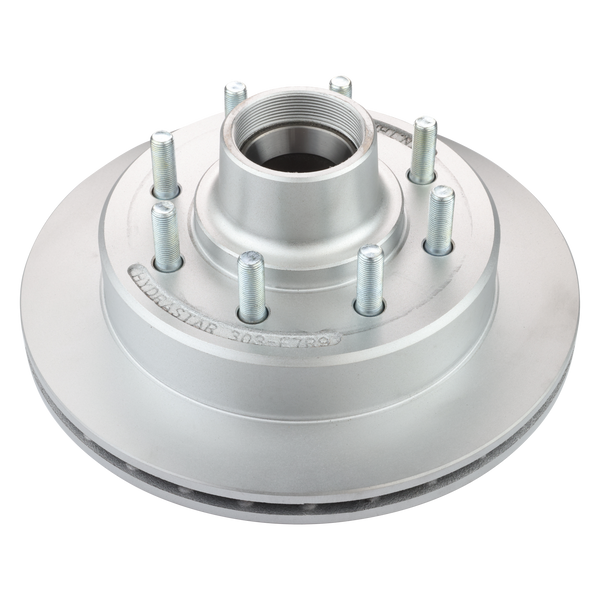 Hydrastar 7K/8K lbs. Axle Rated Integral Dacromet Coated Rotor (9/16 in.)