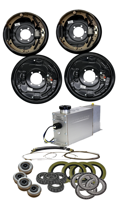 Hydrastar® 7K Axles, 8 Lug Drum, Tandem Axle Hydraulic Brake Kit {#E7KD-T} - Hydrastar