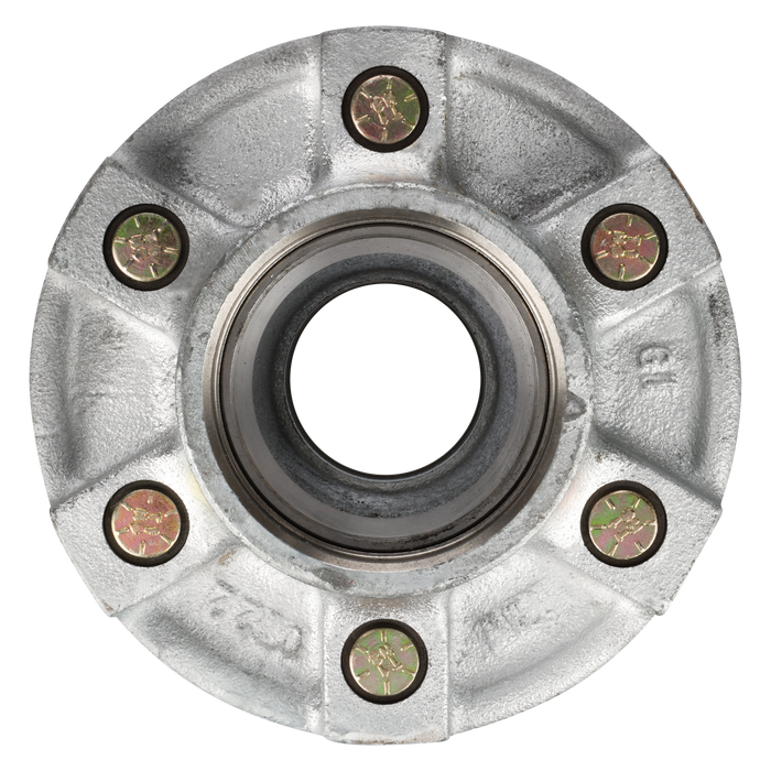 6000 lb. Idler Hub Kit, Pregreased, Hot Dipped Galvanized, 6 on 5.5" Bolt Pattern - Hydrastar