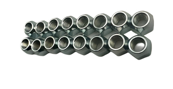 Hydrastar Acorn Lug Nut 9/16-18" - Clear Zinc - Cone Seat