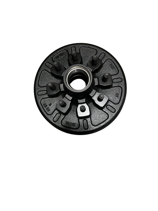 Brake Hub and Drum - 6k & 7k Axle - 8 on 6.5" - 5/8" Stud, 8 Bolt Pattern - 12" Drum - Hydrastar