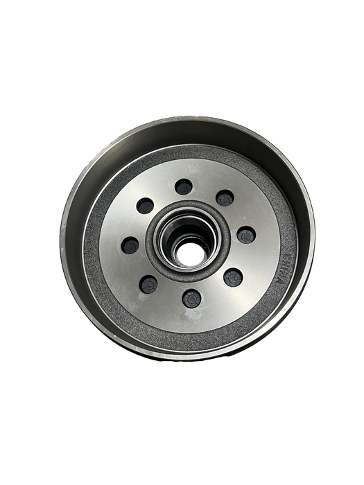Brake Hub and Drum - 6k & 7k Axle - 8 on 6.5" - 5/8" Stud, 8 Bolt Pattern - 12" Drum - Hydrastar