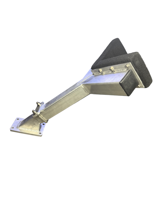 Hydrastar HD Carpeted Bunk Bow Stop, Aluminum, HD Support , Deep Vee Haul, Height Adjustable