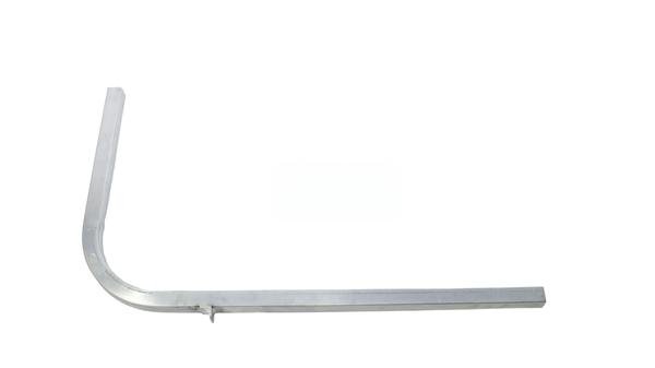 Hydrastar Aluminum Guide Pole with PVC Tab - 90 DEG - 1-1/2" SQ