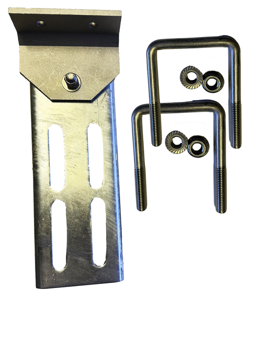 Center Bunk Bracket Kit, 10" HD Galvanized Double Slotted Bolster 2x6 Bunk Bracket Kit {CBK-10DBU-4}} - Hydrastar