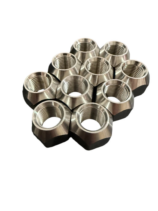 Coned Open End Lug Nut 1/2-20" - Stainless Steel - Cone Seat {10 PACK} - Hydrastar