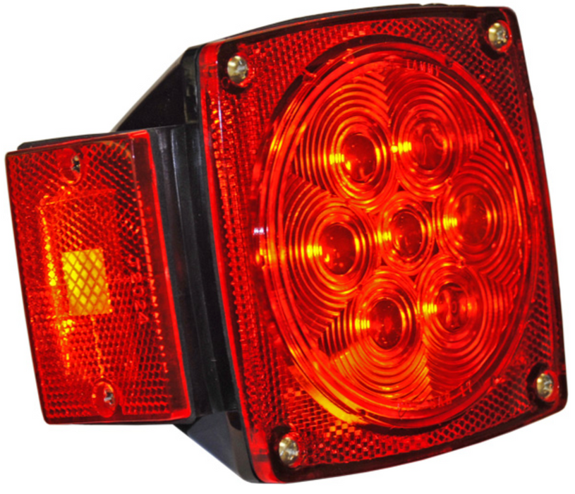 Tail Light 4" Square - J24247L - Submersible LED - LH - Hydrastar