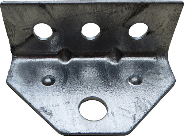 Hydrastar Top Metal Angle Bracket, Swivel, Hot Dipped Galvanized Steel, 1/2" Hole