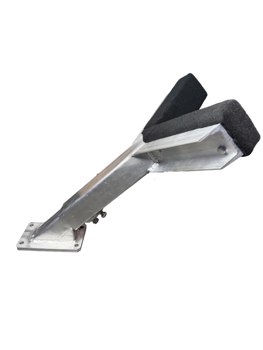 Carpeted Bunk Bow Stop, Aluminum, HD Support , Height Adjustable