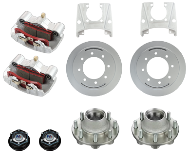 Hydrastar® 8K Axle, 8 Lug Slip Over Trailer Disc Brake Kit (9/16 in.) Includes: 8K Idler Hubs - Hydrastar