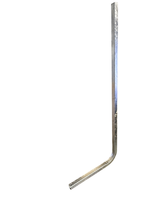 Galvanized Steel Guide Pole - Large - 90 DEG - 1-1/2" SQ - 60" x 24" {JM-T6024} - Hydrastar