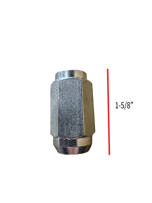 Enclosed Lug Nut 1/2-20" x 1-5/8" - Stainless Lug Nuts {12 PACK} - Hydrastar