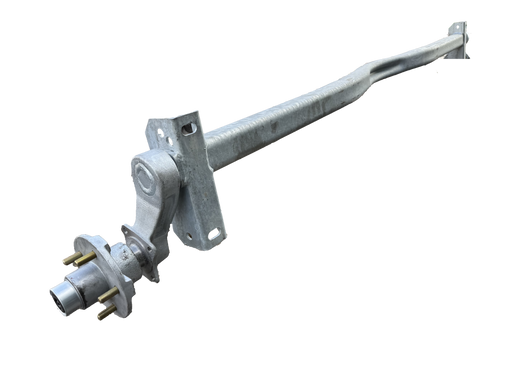 Galvanized Torsion Axle - Vbend, 3.5k, 22 Deg Down, 5 Lug, 94HF - 80OSB - Hydrastar