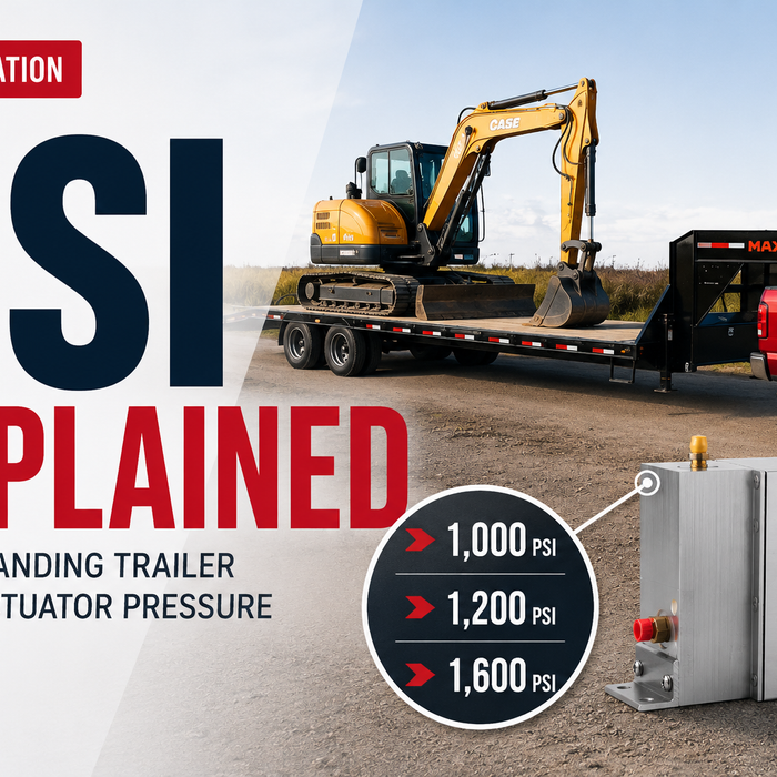 Which PSI Trailer Brake Actuator Do I Need? The Complete Guide