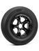 Tire and Wheel Assembly, ST205/75R14, Load Range C, 6 Ply, 5 on 4.5", Black aluminum wheel
