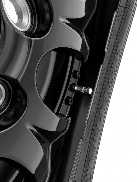 Tire and Wheel Assembly, ST205/75R14, Load Range C, 6 Ply, 5 on 4.5", Black aluminum wheel