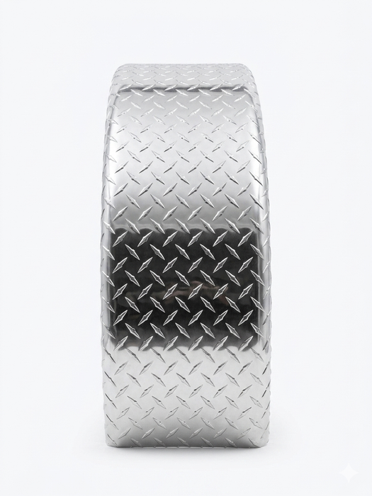 Aluminum single axle round fender