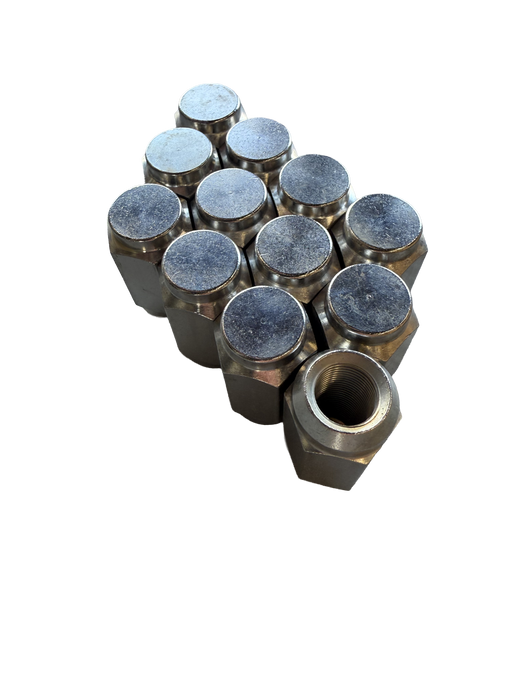 Enclosed Lug Nut 1/2-20" x 1-5/8" - Stainless Lug Nuts {12 PACK} - Hydrastar
