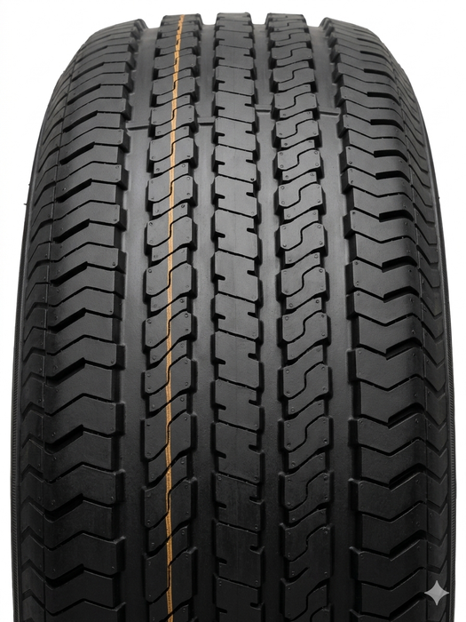 Tire and Wheel Assembly, ST205/75R14, Load Range C, 6 Ply, 5 on 4.5", Black aluminum wheel