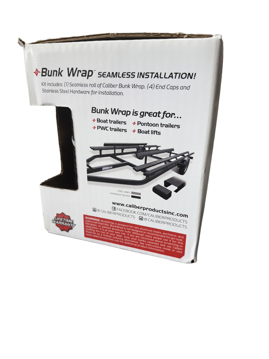 CALIBER Black Plastic Bunk Wrap for 2"x4"x24' Bunk Material - Hydrastar