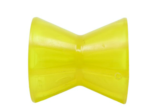 Hydrastar Yellow Bow Roller, PVC, 4", 1/2" Diameter Center