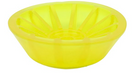 Yellow Bow Roller End Bell, PVC, 4", 1/2" Diameter Center - Hydrastar