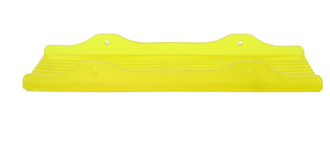 Yellow Bow Keel Pad, PVC, 3"X12", Designed to fit 3" Crossmembers - Hydrastar