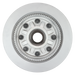 Hydrastar® 7K/8K lbs. Axle Rated Integral Dacromet Coated Rotor (5/8 in.) - Hydrastar