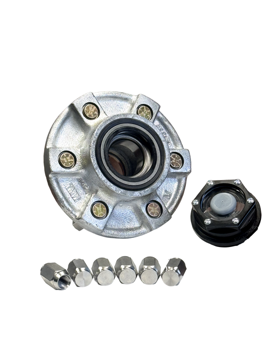 6000 lb. Idler Oil Bath Sealed Hub Kit, , Hot Dipped Galvanized, 6 on 5.5" Bolt Pattern {82655XLT-HDK}