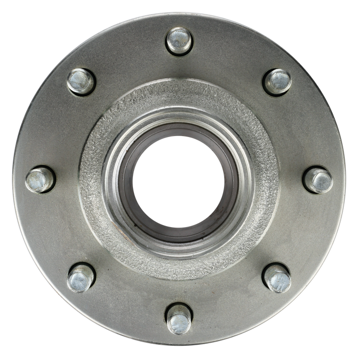 8,000 lb. Idler Hub, Galvanized, 8 on 6.5" Bolt Pattern, 9/16" Stud, Thread in Cap