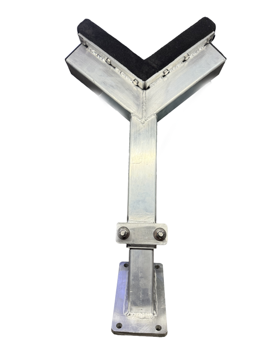 HD Carpeted Bunk Bow Stop, Aluminum, HD Support , Deep Vee Haul, Height Adjustable