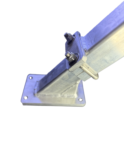 HD Carpeted Bunk Bow Stop, Aluminum, HD Support , Deep Vee Haul, Height Adjustable