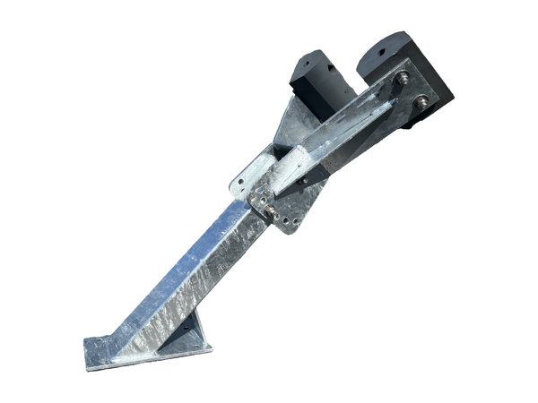 Hydrastar Heavy Duty Adjustable Bow Stop with HD Grey Non Marking Rubber Bumpers