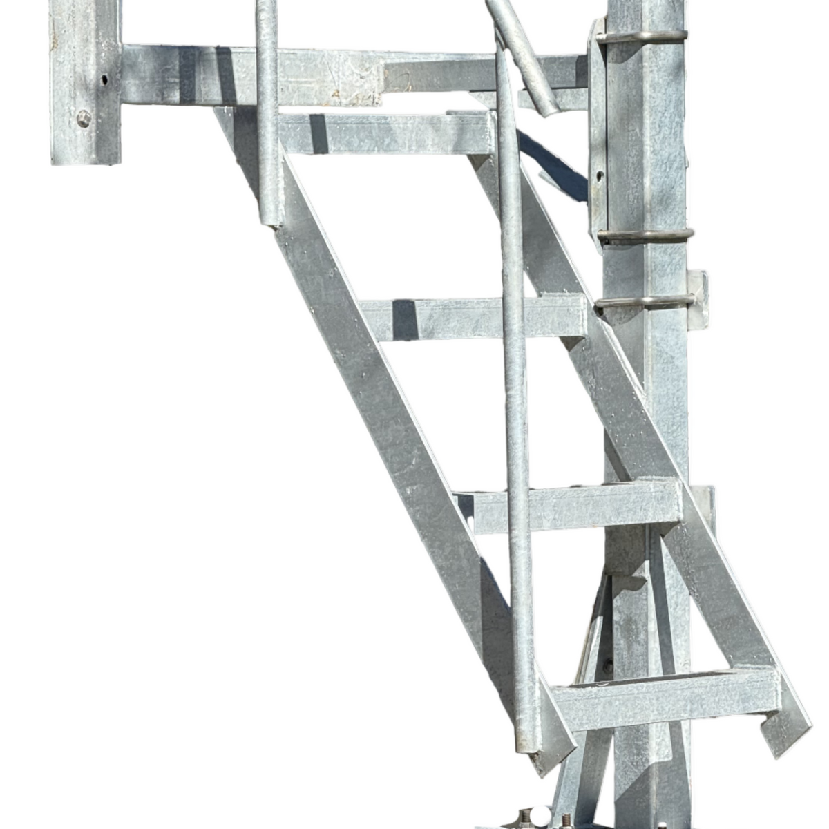 Pontoon Bow Stop Complete Assembly with 4 Step Ladder | Hydrastar