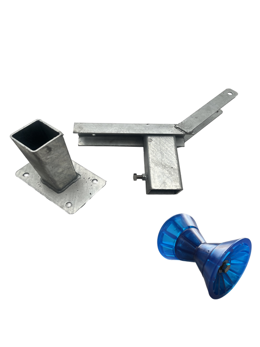 Adjustable Winch Stand Assembly 3x3 Post with Winch Seat, Vertical Adjustment