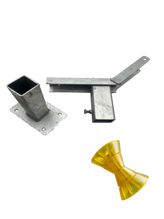 Adjustable Winch Stand Assembly 3x3 Post with Winch Seat, Vertical Adjustment
