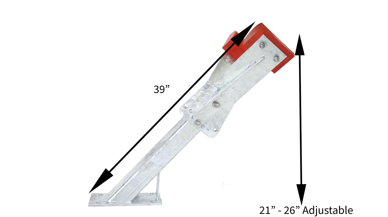Heavy Duty Adjustable Bow Stop with HD Polymer Bumpers