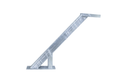 Winch Stand, with Welded Seat 3" X 4" Heavy Duty Post, 48" Tall, 60 Deg Angle Hot Dipped Galvanized - Hydrastar