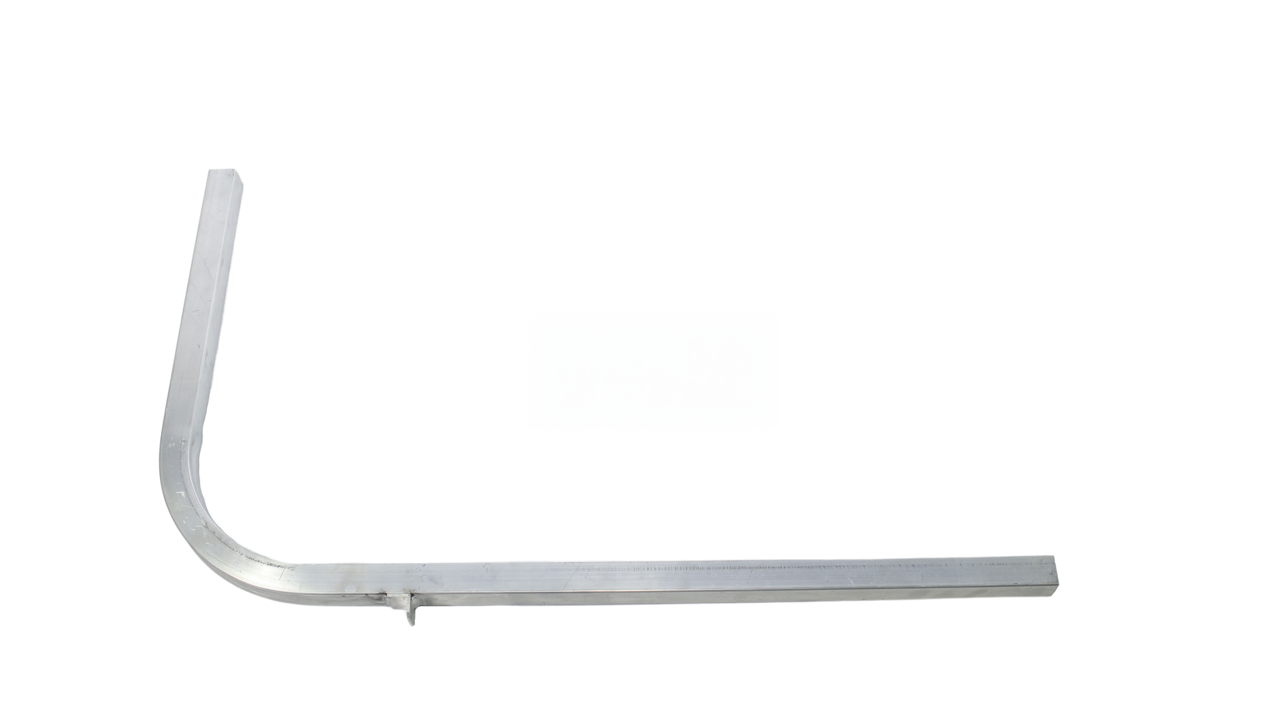 Aluminum Guide Pole with PVC Tab - 90 DEG - 1-1/2