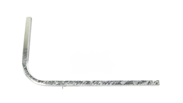 Hydrastar Galvanized Steel Guide Pole with PVC Tab - 90 DEG - 1-1/2" SQ