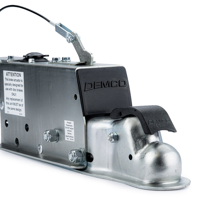 Demco Hydraulic Brake Actuator w/ Lockout Solenoid & Cover - Disc - Zinc - 2" Ball - 7,000 lbs - Hydrastar