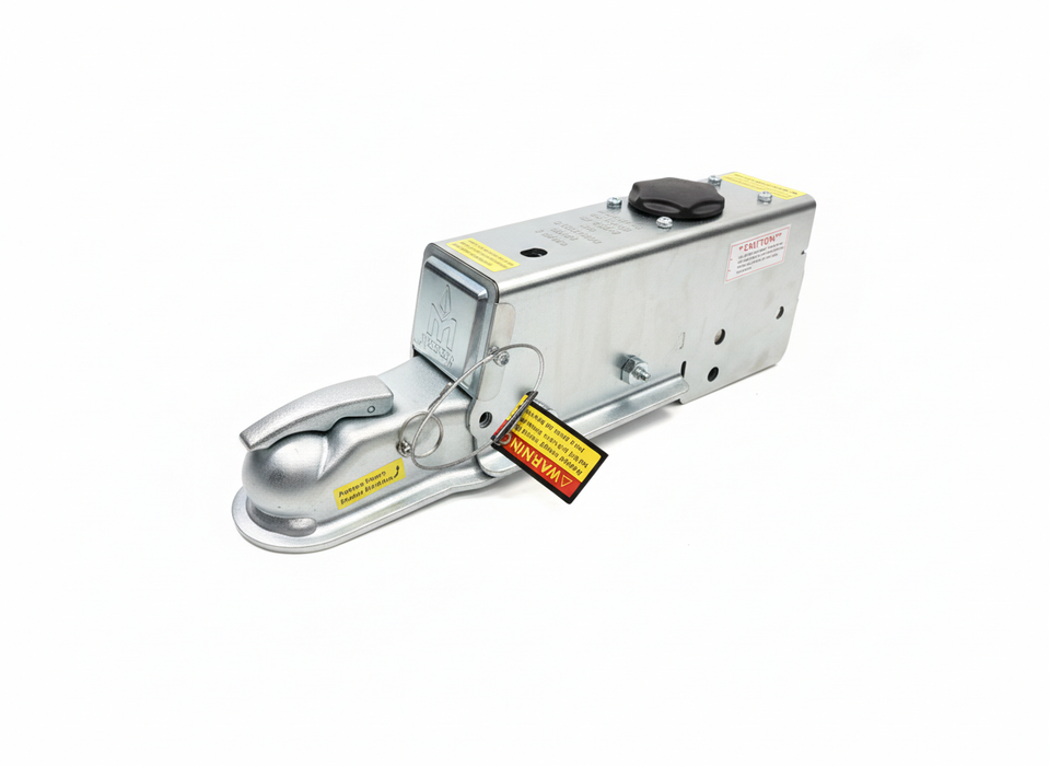 Meher Hydraulic Disc Brake Actuator w/ Lockout Solenoid - Disc - Zinc - 2" Ball - 6,600 lbs - Hydrastar