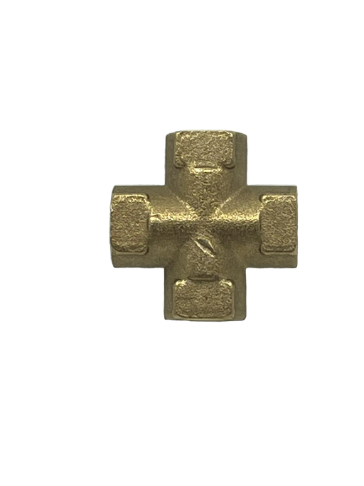 Brake Line - Brass Cross - 3/16" Female - Hydrastar