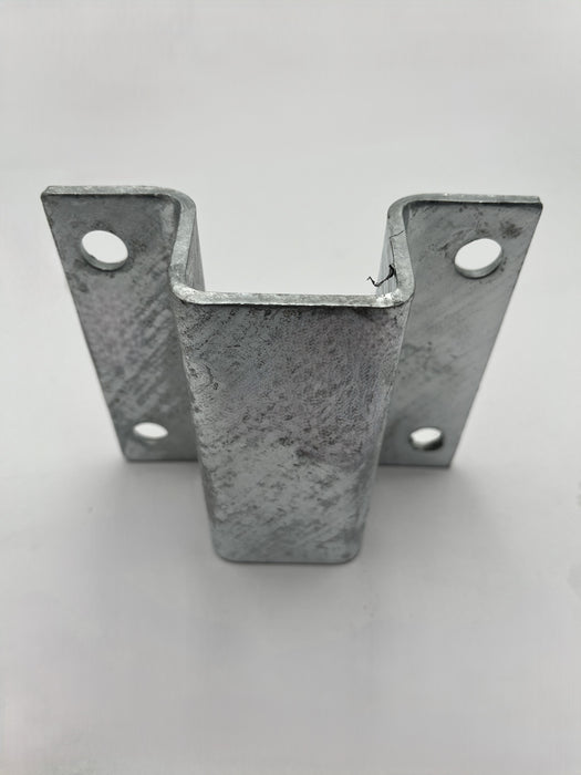 Y Guide Bracket - 2" Hat Bracket - 7GA Hot Dipped Galvanized - Hydrastar