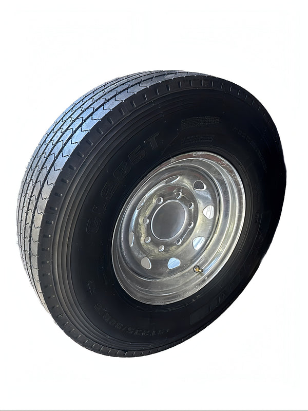 Hydrastar Tire and Wheel Assembly, ST235/80R16, Load Range G, 14 Ply, 8 on 6.5", Galvanized Wheel