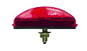 Red LED Clearance Light, Stud Mount, Self Grounded, Submersible - Hydrastar